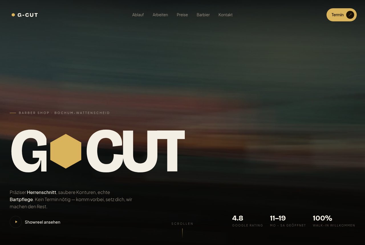 Website-Vorschau G-Cut